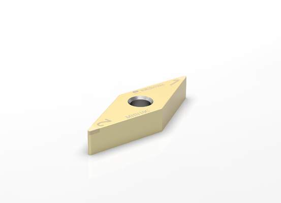 ISO VNGA160408 PCBN Cắt Chèn Chèn Carbide Cho Máy Tiện Kim Loại