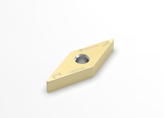 ISO VNGA160408 PCBN Cắt Chèn Chèn Carbide Cho Máy Tiện Kim Loại