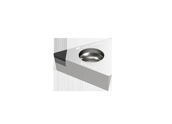 TCGW 090204 MND10 Chèn cắt cacbua PCD cho thép không gỉ