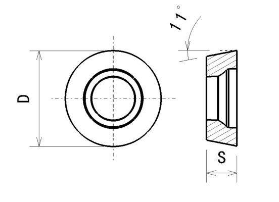 0,20-2,70mm / Rev RPMW 1003MO Chèn phay CNC Chèn cacbua cho thép tôi cứng