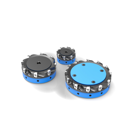 PCD Máy cắt mài mặt ISO FMP080SA27-BE12-12 với 12 cạnh cắt công cụ để máy hiệu quả bề mặt phẳng
