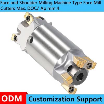 Máy phay mặt và vai Loại dao phay mặt Tối đa DOC/ Ap mm 4 Hỗ trợ tùy chỉnh ODM